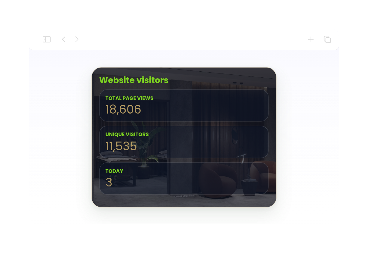 Spa Visitor Counter Widget Thumbnail