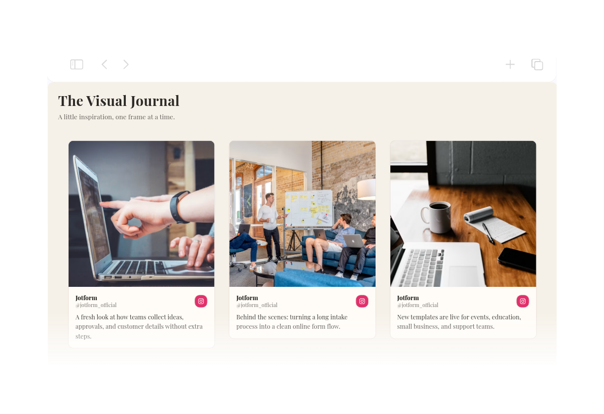 Aesthetic Instagram Feed Widget Thumbnail