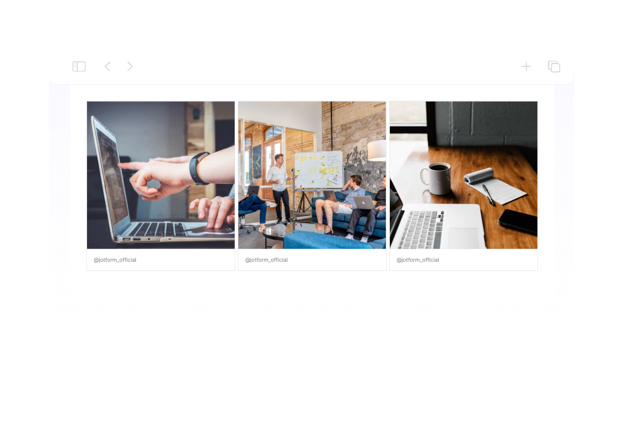 Minimalist Instagram Feed Widget Thumbnail