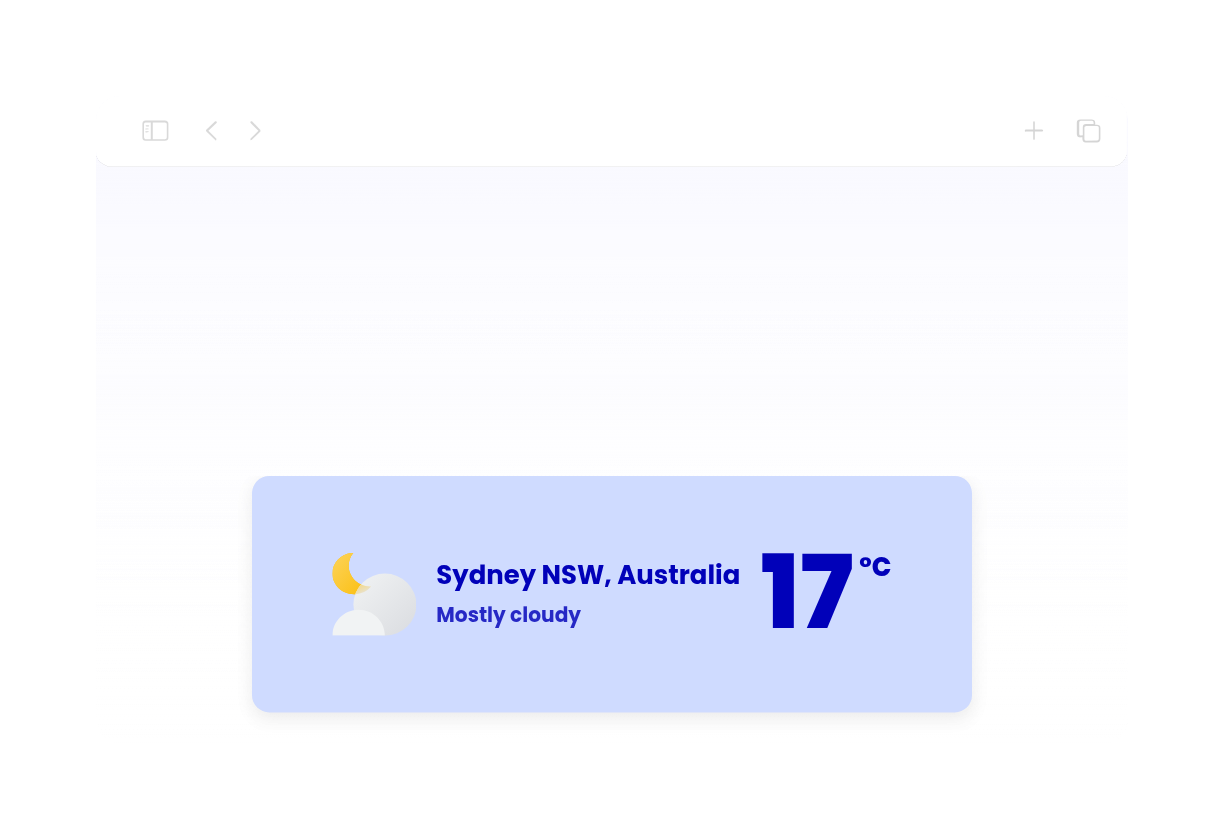Simple Weather Widget Thumbnail