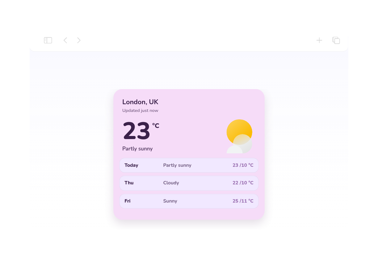 Cute Weather Widget Thumbnail
