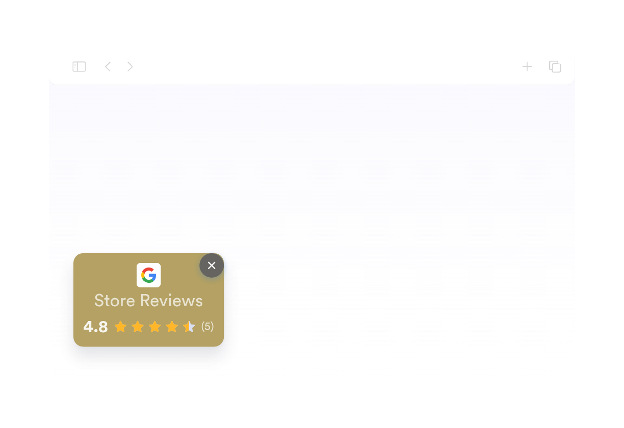 Google Customer Reviews Badge Widget Thumbnail