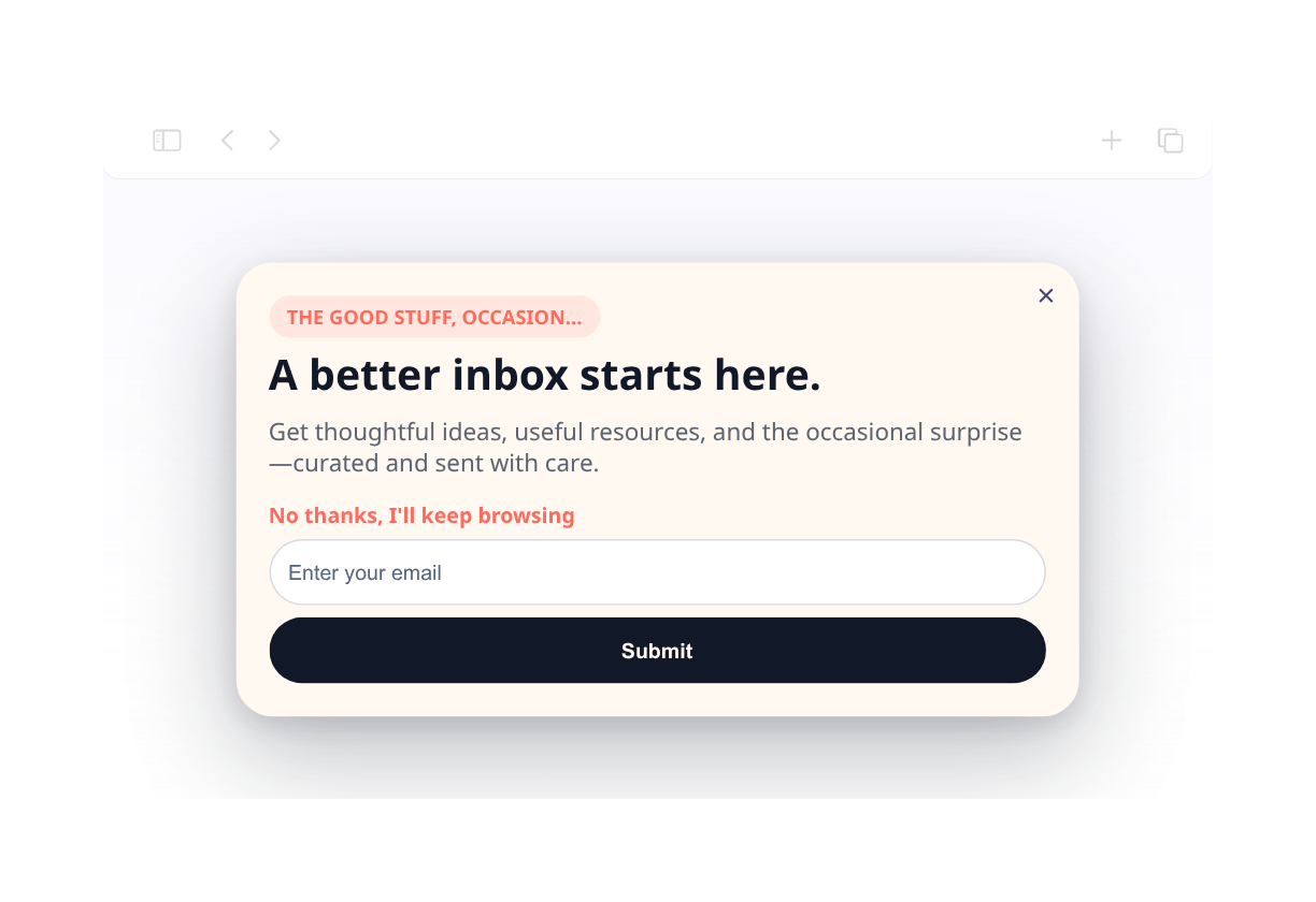 Email Signup Popup Template Thumbnail