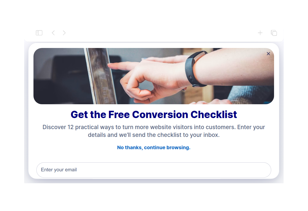 Lead Capture Popup Widget Thumbnail
