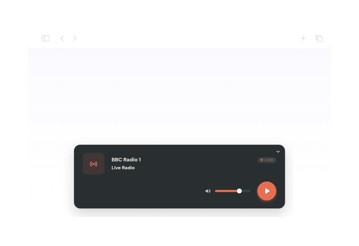 Radio Podcast Player Thumbnail