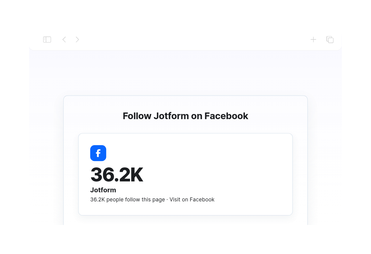 Facebook Follower Count Widget Thumbnail