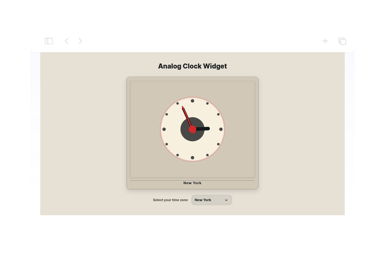Analog Clock Widget Thumbnail