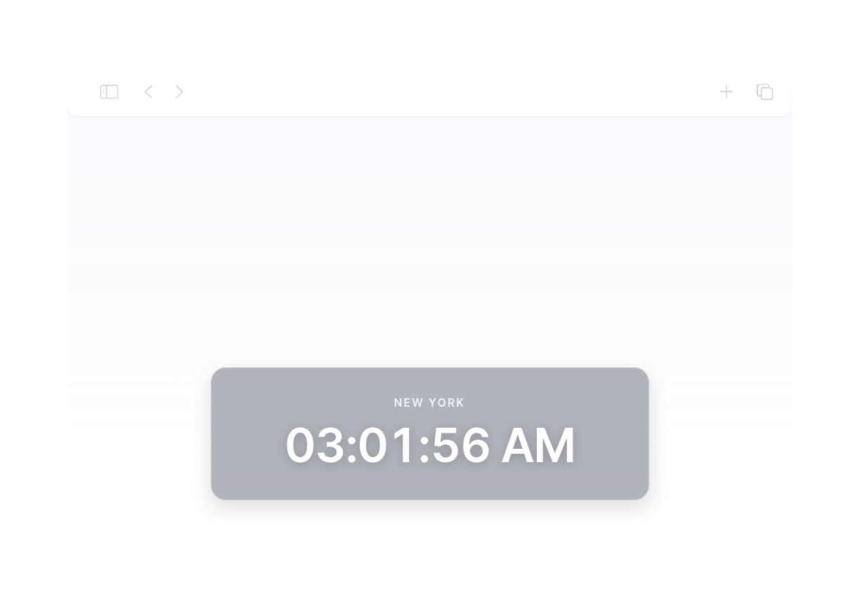 Transparent Clock Widget Thumbnail