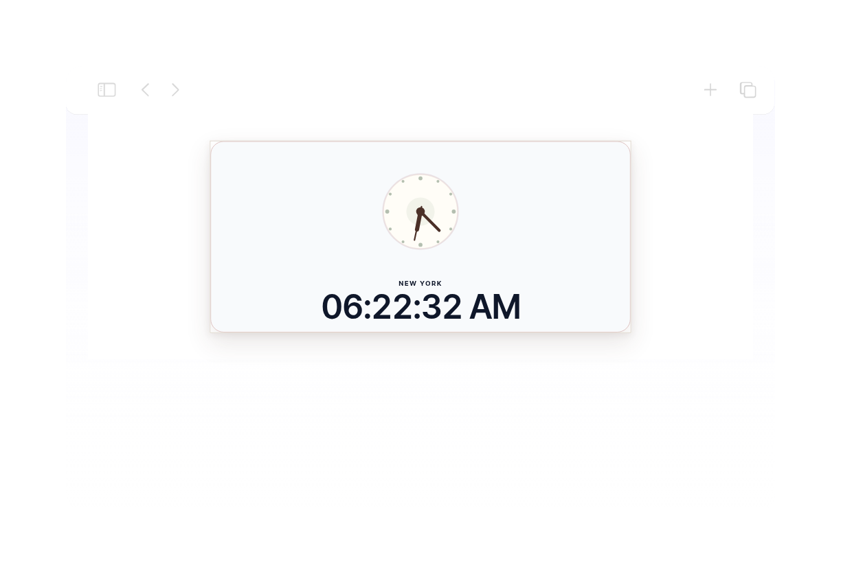Aesthetic Clock Widget Thumbnail