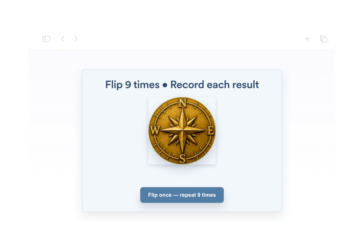 9 Times Coin Flip Widget Thumbnail