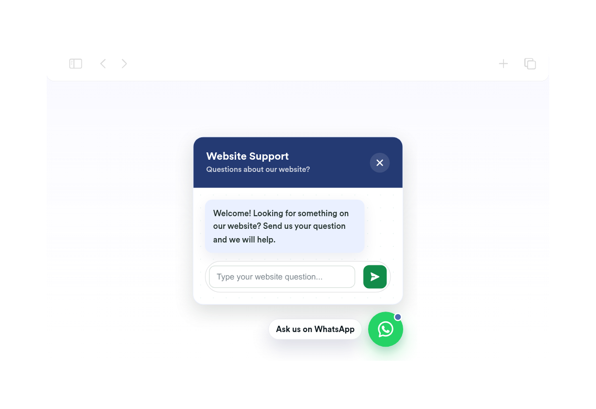 WhatsApp Website Chat Thumbnail