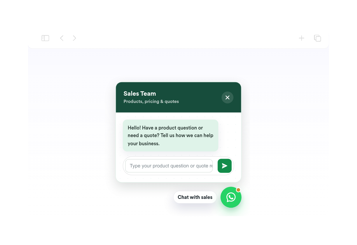 WhatsApp Business Chat Thumbnail