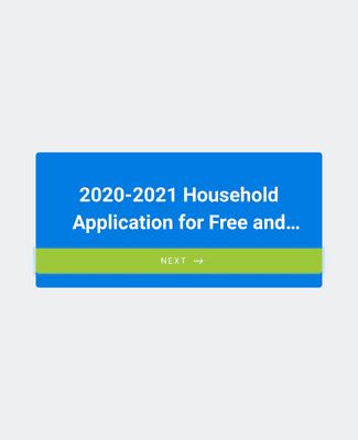 Form Templates: 2020 2021 Household Application for Free and Reduced Price School Meals