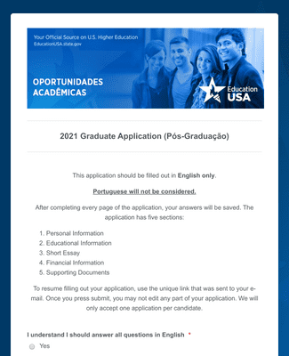 2020 Opportunity Funds Graduate Application