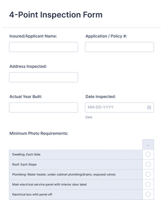 Airport Runway Surface Inspection Form Template | Jotform