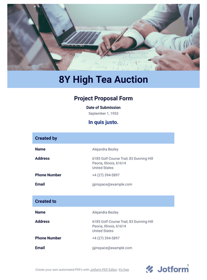 8Y High Tea Auction