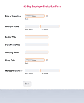 Employee Observation Form Template | Jotform