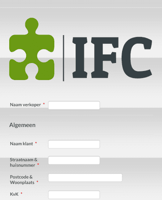 Form Templates: Aanvraagformulier Uitzendkrachten IFC