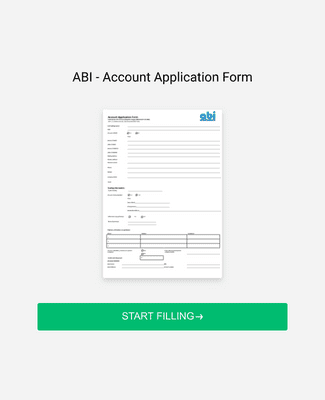 Form Templates: ABI Account Application Form
