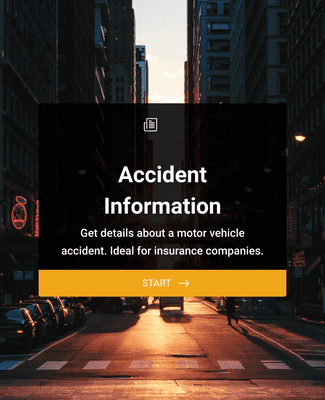 Form Templates: Car Insurance Accident Information Form