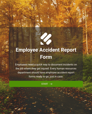 Form Templates: Accident Report Form