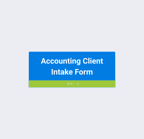 Form Templates: Accounting Client Intake Form