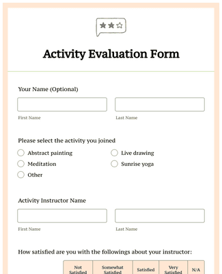 Software Evaluation Form Template | Jotform