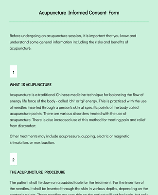 Medical Marijuana Consent Form Template | Jotform