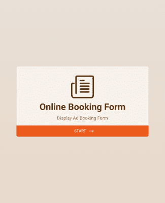 Form Templates: Ad Spot Booking Form