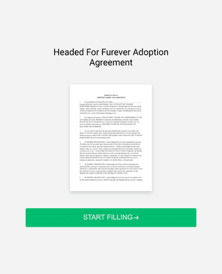 Adoption Agreement Form