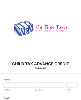 Form Templates: Advance Child Tax Credit Form