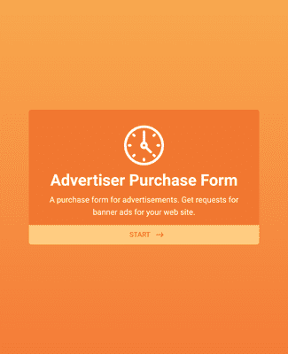 Form Templates: Advertiser Purchase Form