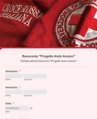 Form Templates: Aid Project Activity Report Form In Italian