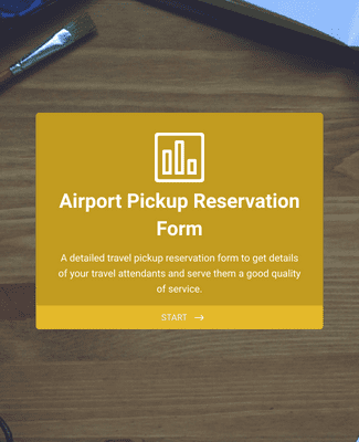 Form Templates: Airport Pickup Reservation Form