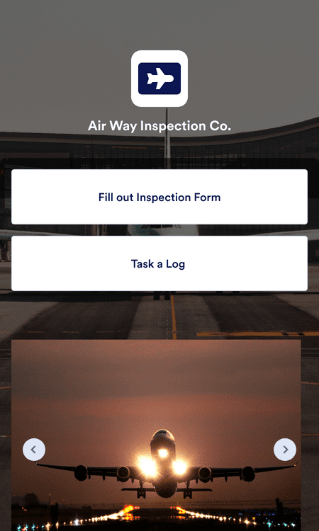 Airport Runway Surface Inspection App Template | Jotform