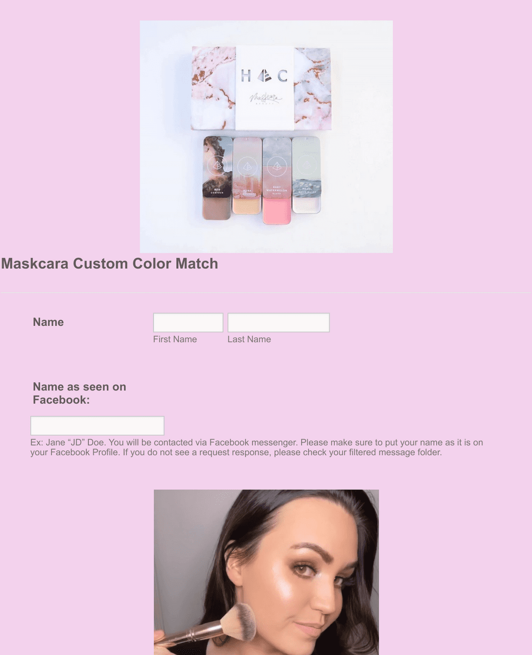 Becky’s Color Match Form Template Jotform