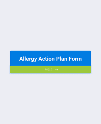 Allergy Action Plan Form