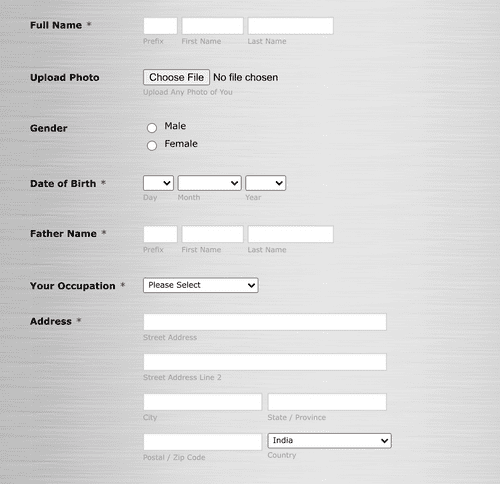 Alumni Data Base Sample Form Alumni Profile Questions - Google Form Template | Jotform