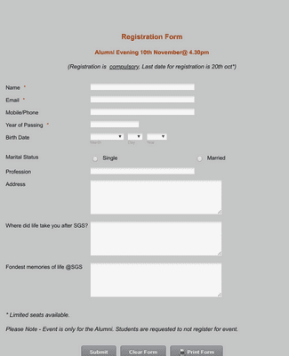 Graduation Recognition Form Template | Jotform
