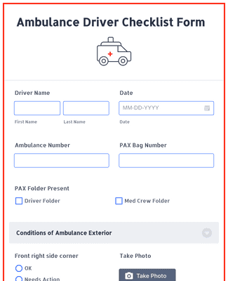 School Bus Driver’s Daily Pre-Trip Inspection Form Template | Jotform