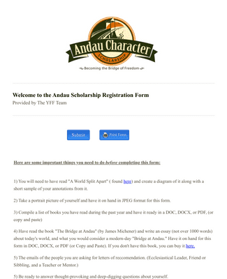 Scholarship Application Form Template | Jotform