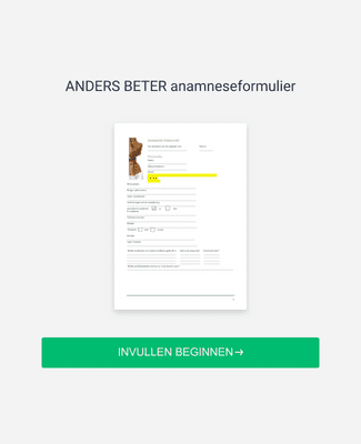 Form Templates: ANDERS BETER Anamneseformulier