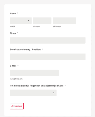 allgemeine Workshop-Anmeldung Formularvorlage | JotForm