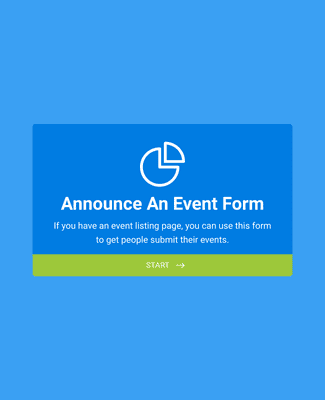Announce an Event Form