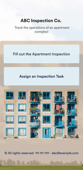 Apartment Checklist App