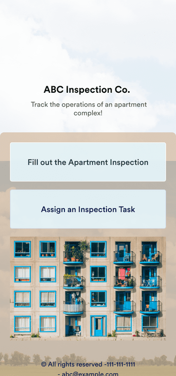 Apartment Checklist App