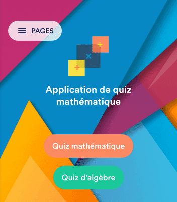 Application De Quiz Mathématique Modèle | Jotform