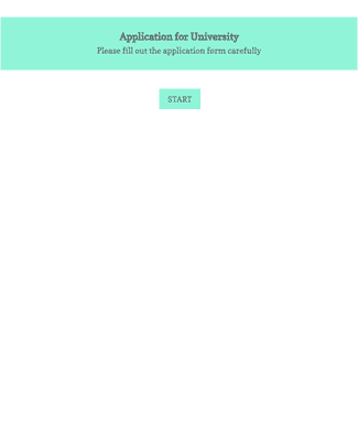 University Application Form Template | Jotform