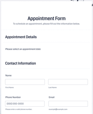 Appointment Form Template | Jotform