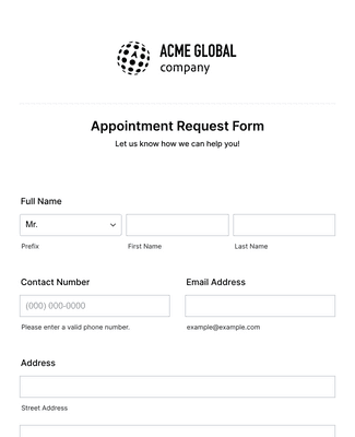 RFP Intake Form Template | Jotform
